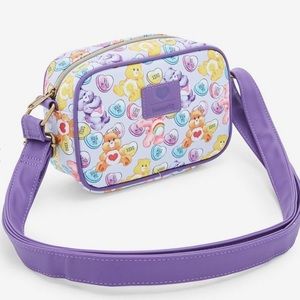 Loungefly Care Bears Valentine's Day Hearts Camera Crossbody Bag new with tags